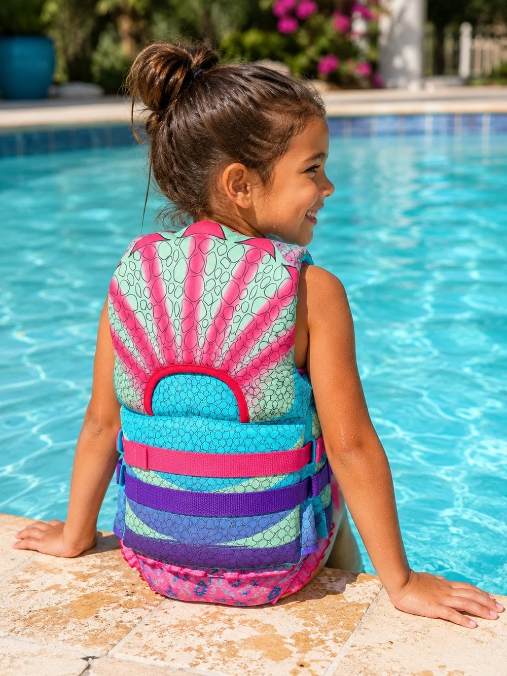Speedo Kids Mermaid Life Jacket PFD 30-50 lbs